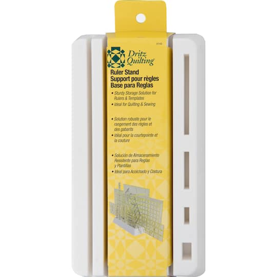 Dritz® White Plastic Ruler & Template Stand